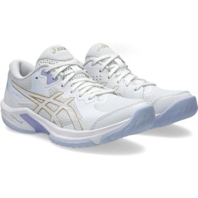 Resim Asics BEYOND FF Kadın White/Digital Sakura Voleybol Ayakkabısı 1072A095-106 