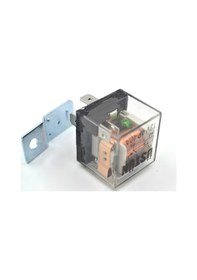 Resim Mini Röle Şeffaf 12v 40a 4p Ledli 4 Fişli Universal Rl140 