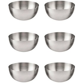 Resim Çelik Çerezlik - Mini Kase - Mini Tatlı Kasesi-6 Adet 