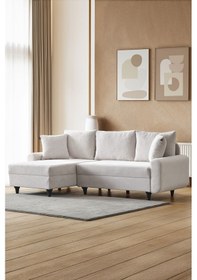 Resim Kagu Corner Flavia Köşe Takımı Ekru 