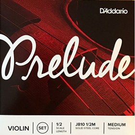 Resim D'Addario J810 Prelude J81012 - 1/2 Takım Tel Keman Teli 