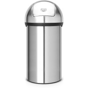 Resim Brabantia Çöp Kutusu Büyük Boy 60 litre Push Bin Matt Steel 484520 