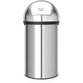 Resim Brabantia Çöp Kutusu Büyük Boy 60 litre Push Bin Matt Steel 484520 