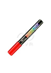 Resim Marvy Decocolor Akrilik Paint Marker-Red 