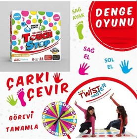Resim Twister Master Denge Oyunu Yeni Versiyon Çok Renkli 
