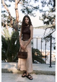 Resim Mai Studios Co. Garias Cepli Uzun Batik Desenli Vizon Etek Vizon 