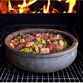 Resim Küçük Boy Toprak Güveç Fırın Tepsisi 4 Kişilik 28 CM Toprak 