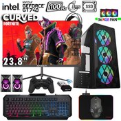 Resim Xaser XSR781 I7 4770 16GB Ram 512GB SSD 4gb GT740 Ekran Kartı 24" Curved Oyun Bilgisayarı 