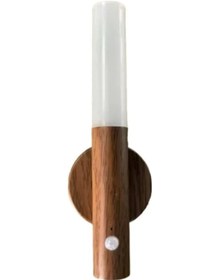 Resim Tongdashop Ceviz Desenli İnsan Sensörlü Şarj Edilebilir Duşakabin Lambası 