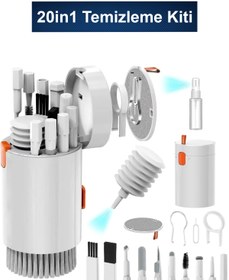Resim Light Nova 20in1 Bilgisayar, Laptop, Klavye, Telefon, Kulaklık Airpod Temizleyici Fırça Kit Temizleme Seti 