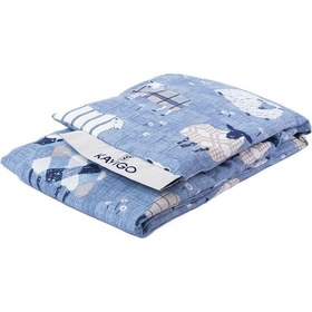 Resim Kayigo Warmy Ilık Sarılma Yastığı Mavi Kuzu 