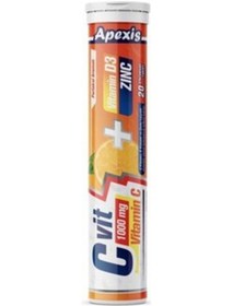 Resim Apexis C Vit 1000 Mg D3 Zinc 20 Efervesan Tablet 