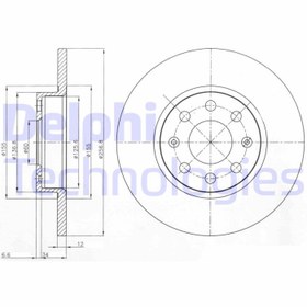 Resim ON FREN DISKI (CIFTLI PAKET) FIAT GRANDE PUNTO / OPEL CORSA, CORSA VAN 09 / 05> 