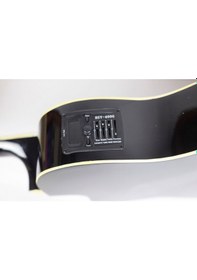 Resim Agustini Hg39Ce-101Bk Elektro Klasik Gitar-Kılıf ve Pena 