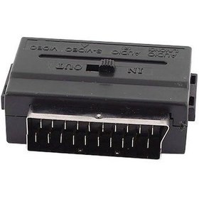 Resim Scart Adaptör Lale Rca Çevirici Dvd-Uydu-Vcd-Scart Adaptör Soket 