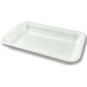 Resim 100 Adet 1000 Gr Bölmesiz Kapaklı Köpük Tabak 