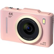 Resim Hallow 4k Dijital Video Kamera 48 MP Pembe 
