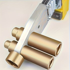 Resim 4 Parça Boru Sıcak Eritme Kaynak Makinesi Kalınlaştırılmış Kaynak Kalıbı Seti, Su Borusu Tamir Aletleri, Boru Sıcak Eritme Kalıbı, Su Borusu Araçları, Sıcak Kap Konteyner Kaynağı Başlığı Makine Ekipman Aksesuarları 