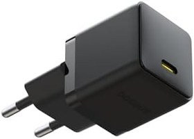 Resim Baseus 20W Hızlı Şarj Cihazı, Palm 1C USB-C Duvar Adaptörü, BCT Soğutma Teknolojisi ve Akıllı Çip Koruması, Kompakt Şarj Başlığı, Samsung ve iPhone Uyumlu, Siyah 