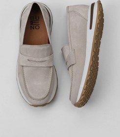 Resim Bueno Bej Süet Erkek Loafer 