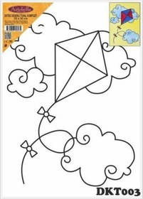 Resim Dkt003 Desenli Tuval Kompozit Boyama 25x35 Cm 