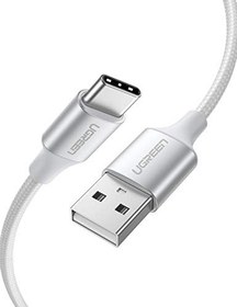 Resim Ugreen Örgülü USB Type-C Şarj ve Data Kablosu, 50 cm 