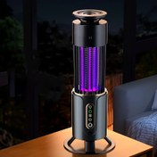 Resim ERAMONG USB Şarj Edilebilir Sivrisinek Öldürücü Lambası - Kapalı ve Açık Alan Kullanımı İçin Taşınabilir Çift Kullanımlı Tasarım, Sessiz Çalışma, Büyük Kapasiteli Lityum Pil, Yatak Odası, Ofis, RV, Kamp İçin İdeal - Temel Yaz Sivrisinek Kovucu, Sivrisinek Kovucu Cihazı, Ofis Hava Akışını Artıran, Kompakt Tasarım, Dayanıklı Plastik Gövde 