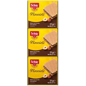 Resim SCHAR Noccioli 63g (3x21g) Kremalı Fındıklı Gofret 