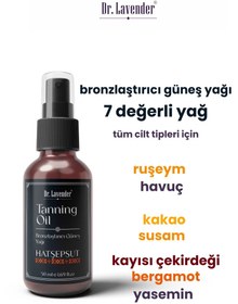 Resim Bronzlaştırıcı Güneş Yağı 50 Ml. 