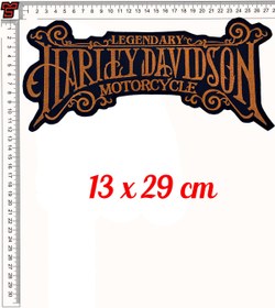 Resim SUNA GİYİM harley büyük boy ceket yelek için arma 