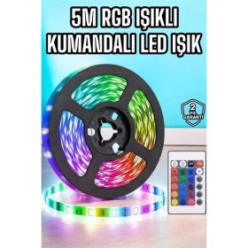 Resim Belle Fusion Mey Ithalat® 5m Rgb Işıklı Her Ortama Uygun LED Işık 