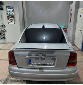 Resim Sts Oto Aksesuar Opel Astra G Bagaj Üstü Spoiler Bagaj Çıtası Piano Black (Parlak Siyah) 