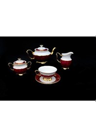 Resim Epıag Lıstr Purpurlem Çay Takımı 17 Parça 