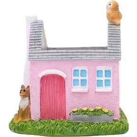 Resim Suntek Bahçe Evi Vazo Ofis Tezgahı İçin Yaratıcı Çok Pembe 