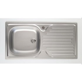 Resim Teka Eviye Infant Ob Mikro Keten Sağ 86 x 44 Mutfak Eviye Sifon Dahil 