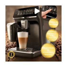 Resim Philips Lattego Tam Otomatik Kahve ve Espresso Makinesi, 6 Farklı Enfes Içecek, Telefonla Uzaktan Hazırla EP3343/50 