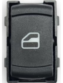 Resim VW Passat B5.5 2001-05 Sağ Ön Kapı Cam Düğmesi Kırmızı 3B0959855B 