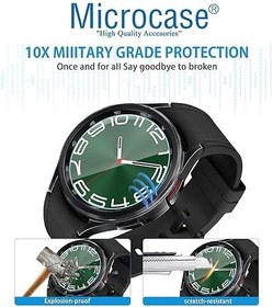Resim Microcase Samsung Galaxy Watch6 40mm için TPU Ekran Koruma Filmi - Şeffaf AL3384 