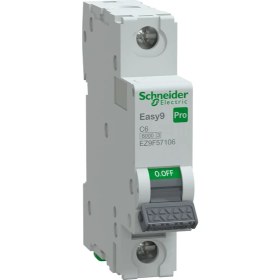 Resim Schneider Electric EZ9F57106 1X6A C 6ka Otomatik Sigorta Easy9 Pro 