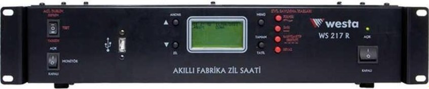 Resim WS-217 R Akıllı Fabrika Zil Saati Rack Tipi Westa