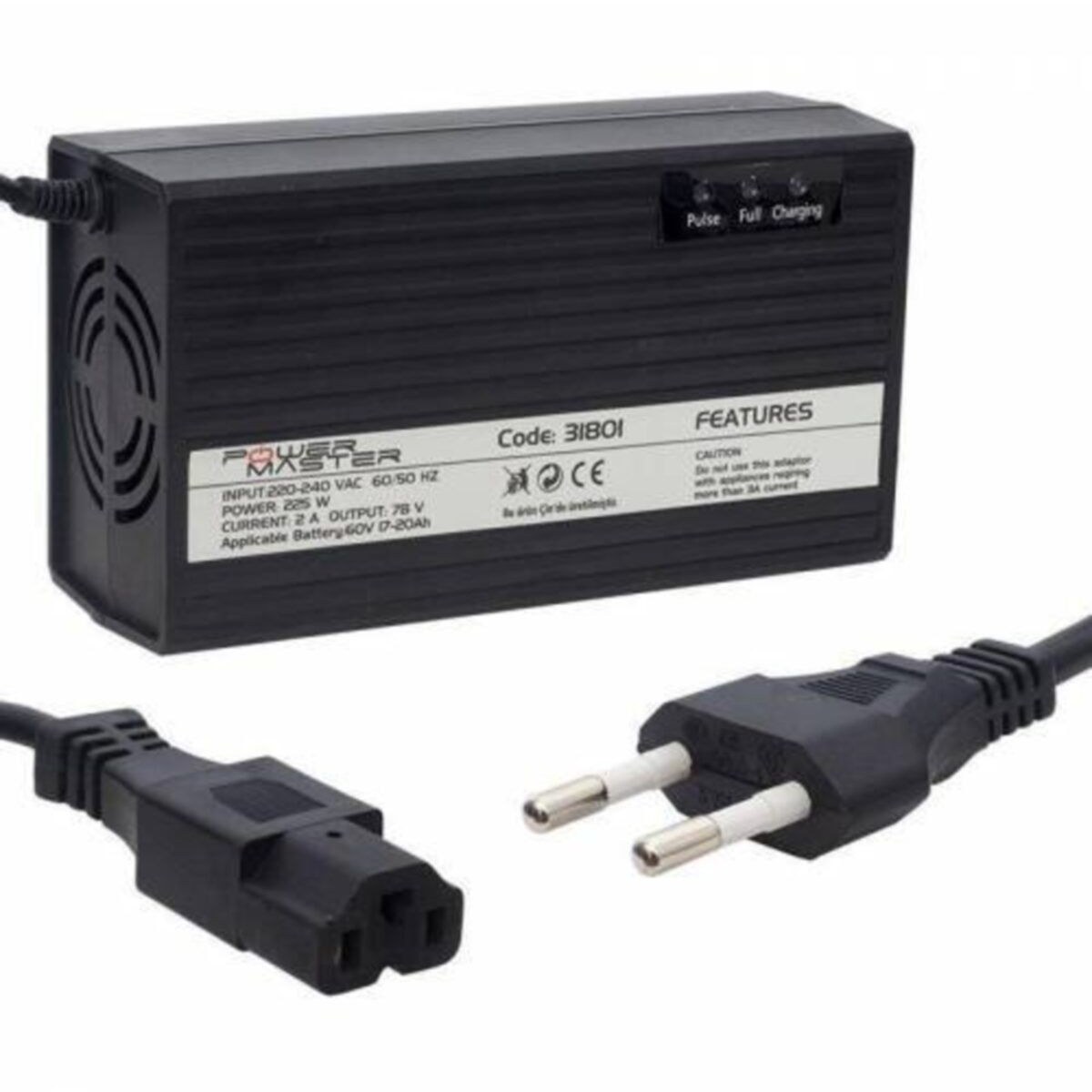 Powermaster PM-31801 60 Volt - 20 Amper IEC C15 Dişi Uçlu Kapasite ...