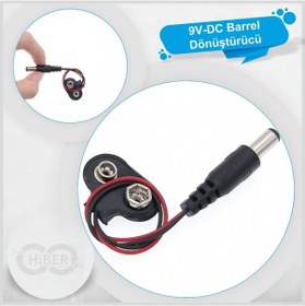 Resim 9V Power Kablosu Jaklı 