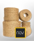 Resim Nev Hasır Ip 8mm ( Jüt Halat Kendir Doğal Ip ) 1.kalite - 10 Metre 