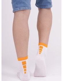 Resim The Socks Company 3 Çift Erkek Beyaz Tenis Çorabı 23SDCR976P Beyaz 
