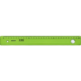 Resim Brons Plastik Renkli Cetvel 30 CM Yeşil 