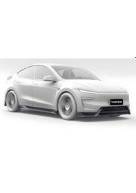 Resim Tesla Juniper İçin Uyumlu Yofer Dizayn Mat Siyah Body Kit Seti 