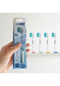 Resim Klasik Yumuşak Diş Fırçası Başlığı - 4 Adet Yedek Başlık 