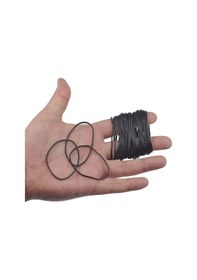 Resim Ekoset Siyah Paket Ambalaj Para Lastiği 70Mm 10.000 Adet 