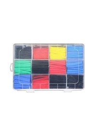 Resim Prestigegoods 560 Parça Çok Renkli Isıya Dayanıklı Eva Büzülebilir Tüp Seti - 600v Yalıtımlı Kablo Koruması 