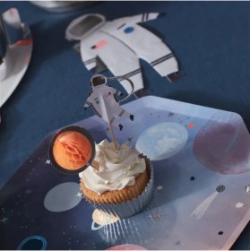 Resim Meri Meri - Space Cupcake Kit - Uzay Cupcake Kiti -24LÜ 